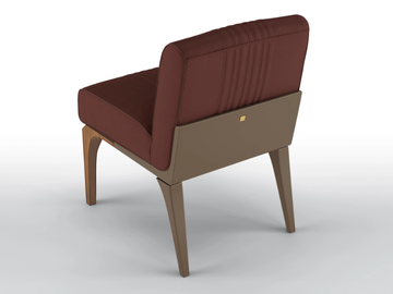 MADEMOISELLE - Upholstered velvet chair by BRUNO ZAMPA - view 3